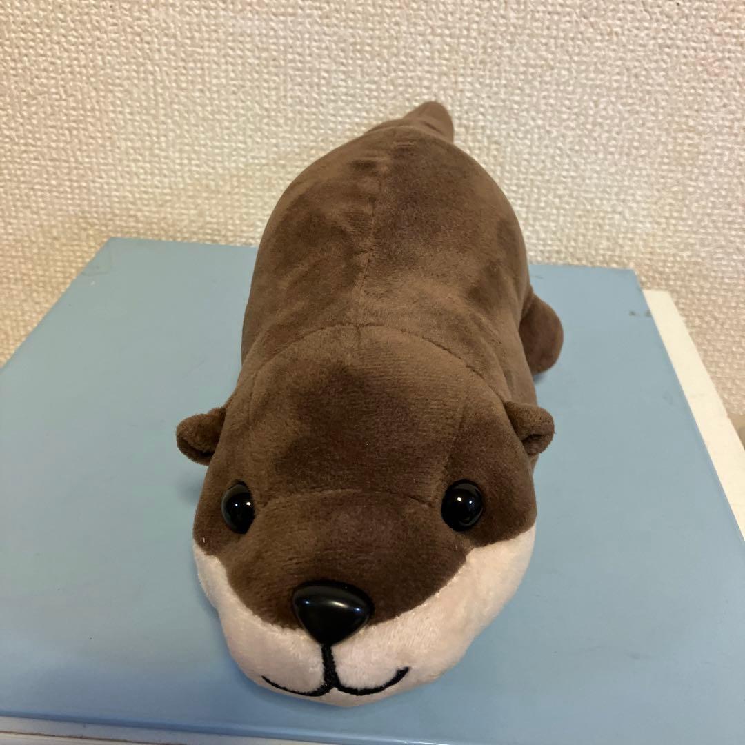 南知多ビーチランド カワウソもちもちぬいぐるみ 水族館人気者 もっ