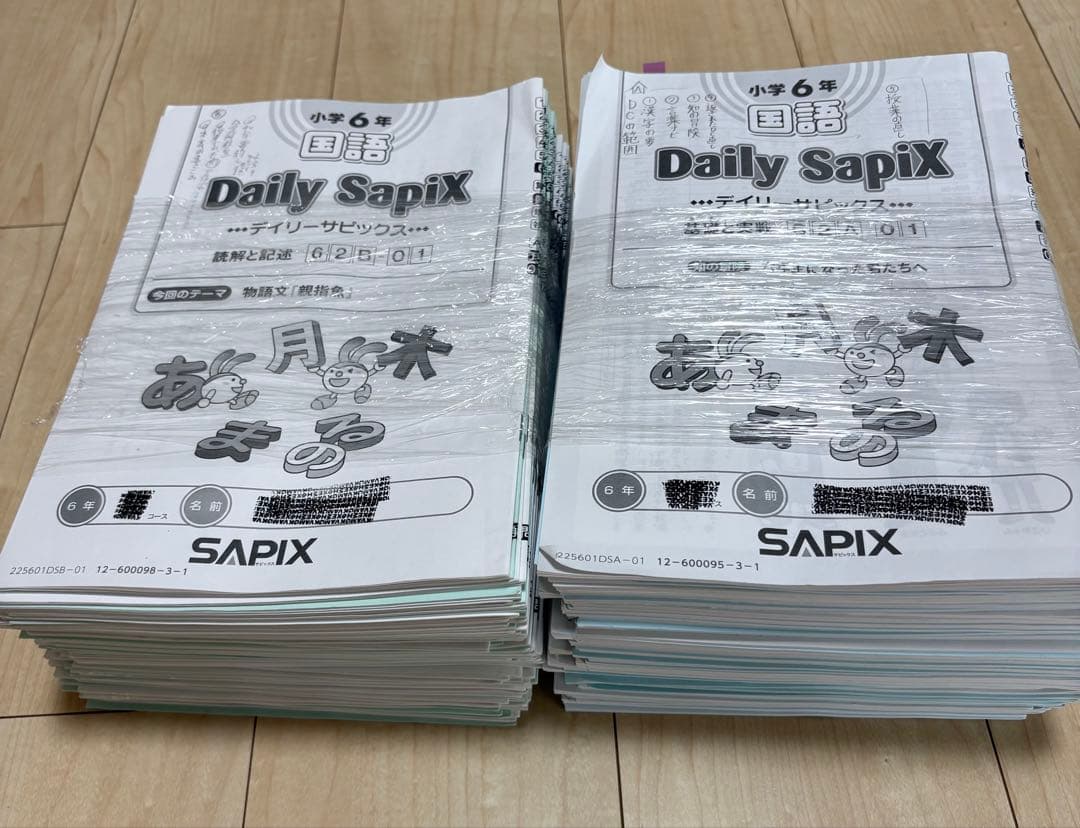 2026年Daily SapiX 国語 (A、B) Weekly Sapix国語 - メルカリ