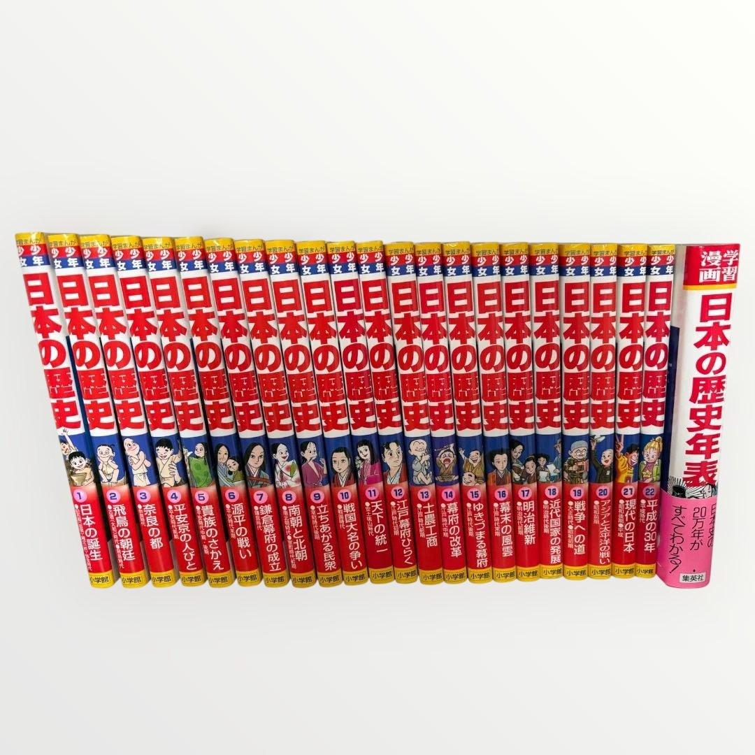 日本の歴史年表 全22巻セット➕日本の歴史年表 読む年表 日本の歴史 増補新版 (WAC BUNKO 357) | 渡部 昇一 |本