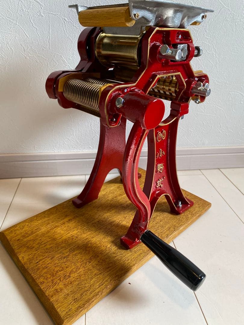 小野式製麺機　両刃　約2mm.6mm レストア品 小野式製麺機 両刃 約2mm.6mm レストア品 小野式製麺機 両刃 約2mm.6mm