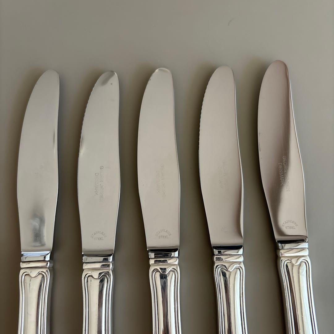 美品ジョージジェンセン☆オールドデニッシュ☆ディナーナイフ