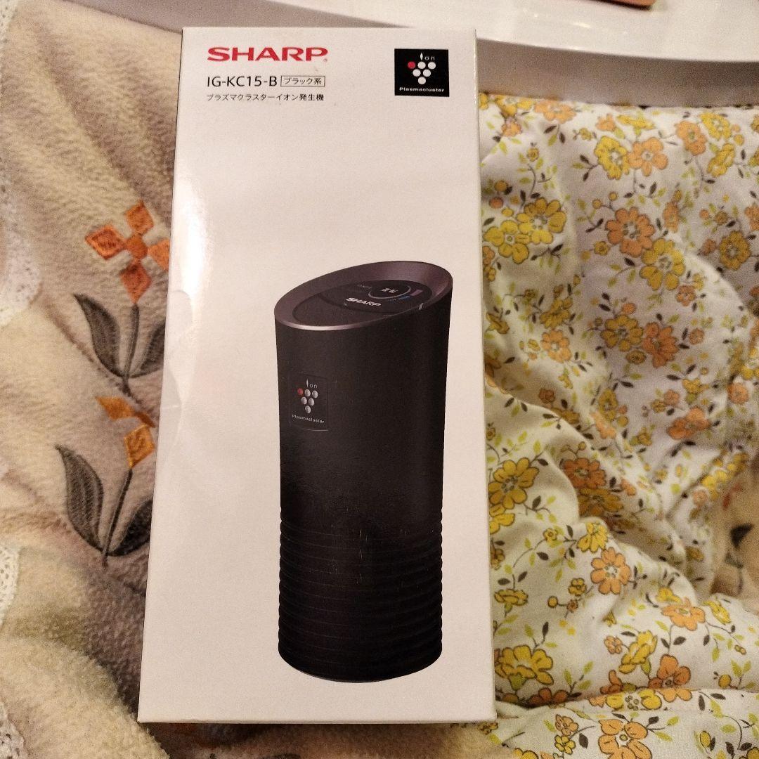 SHARP IG-KC15-B ブラック イオン発生器 Amazon | シャープ プラズマクラスター イオン発生機 車載用 カップ型