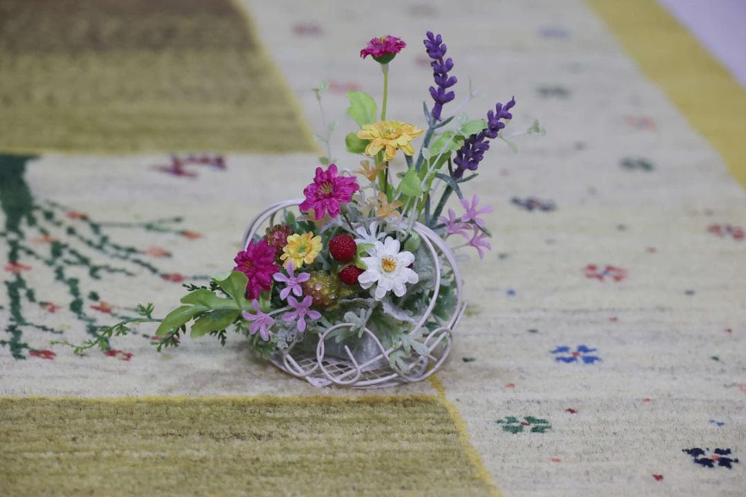 ゾランヴァリ製　ギャッベ（アマレ）リビングサイズ　青豆様ご契約済み