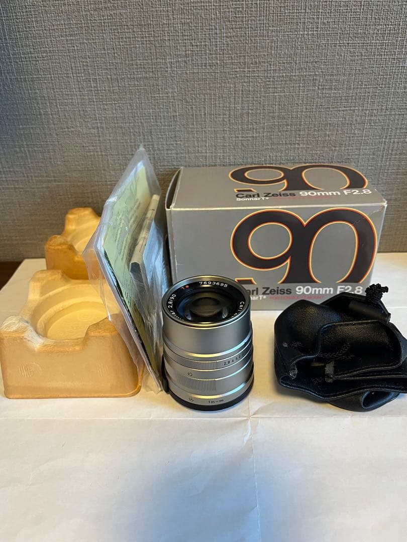 箱付き 美品【動作確認済】Contax Carl Zeiss 90mm F2.8 Amazon.co.jp: CONTAX Carl Zeiss SonnarT* 90mm F2.8 : 家電＆カメラ