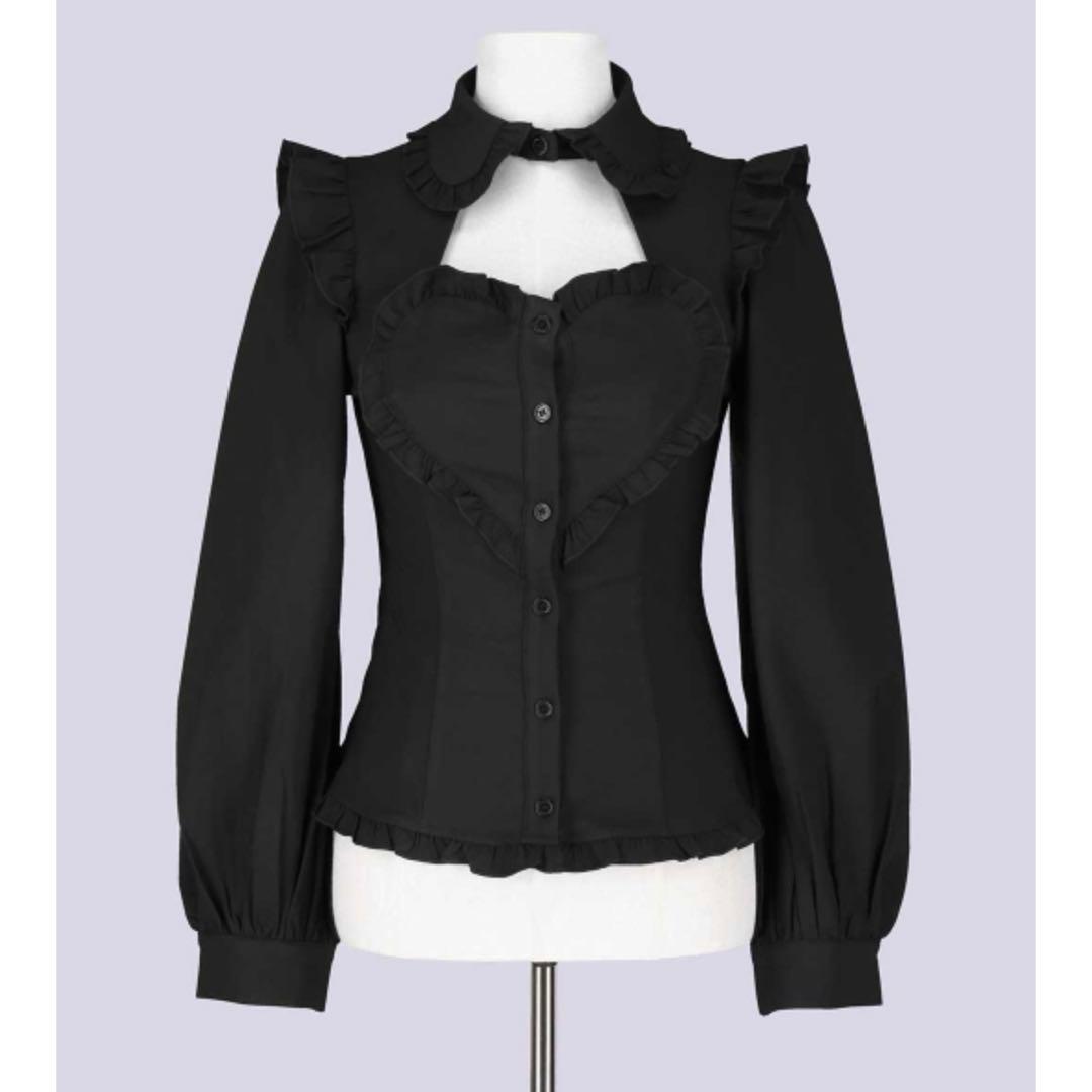 地雷 ゴスロリ QOOZA クーザ IMVAL インヴァル ハート ブラウス