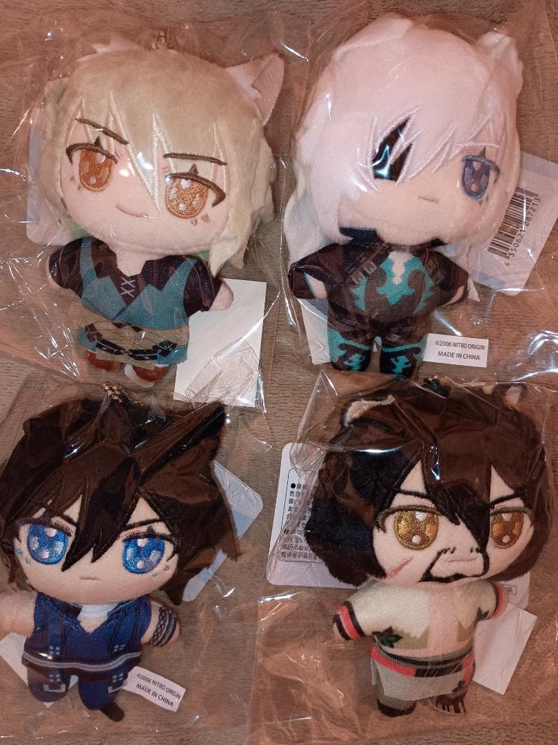 キラメモ◆ニトロキラル　Lamento ラメント　ぬいパル　4種セット キラメモ ニトロキラル ぬいぐるみ ぬいパル Lamento ラメント アサト