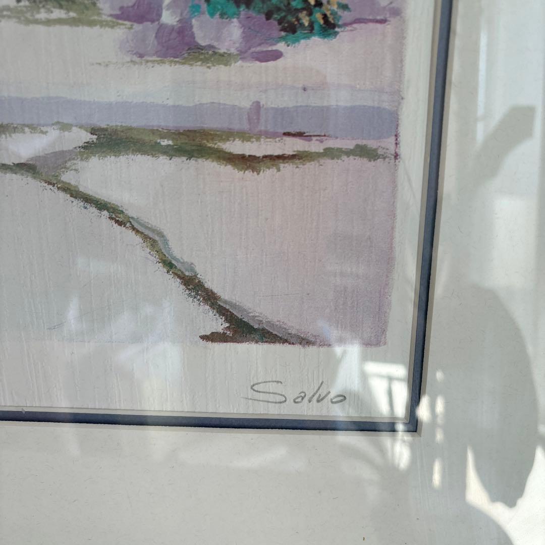 SALVO サルボ】Borgo in collina (階段)白フレーム - メルカリ