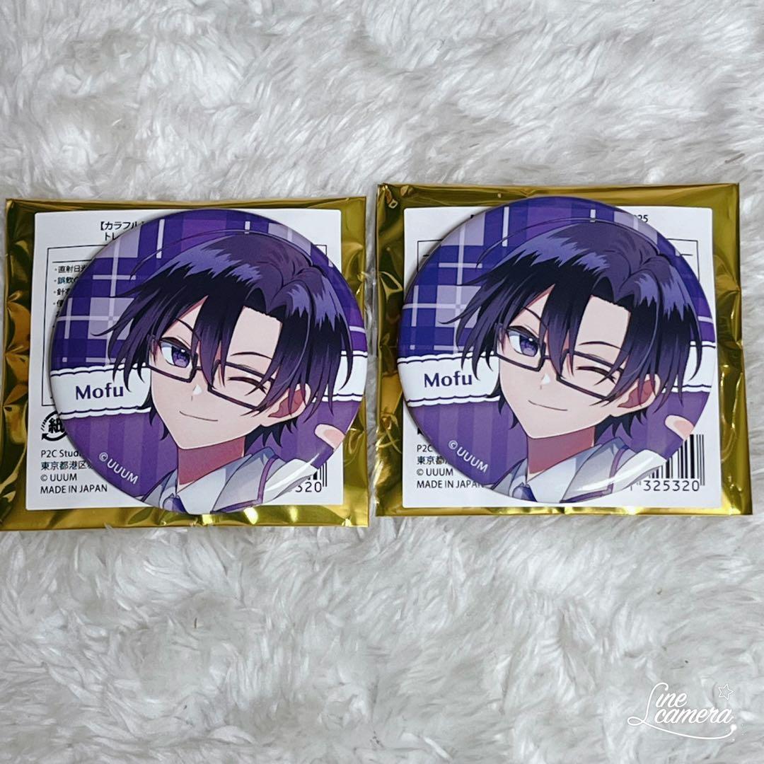 2点セット もふ 缶バッジ カラフルピーチ からぴちパラダイス2025