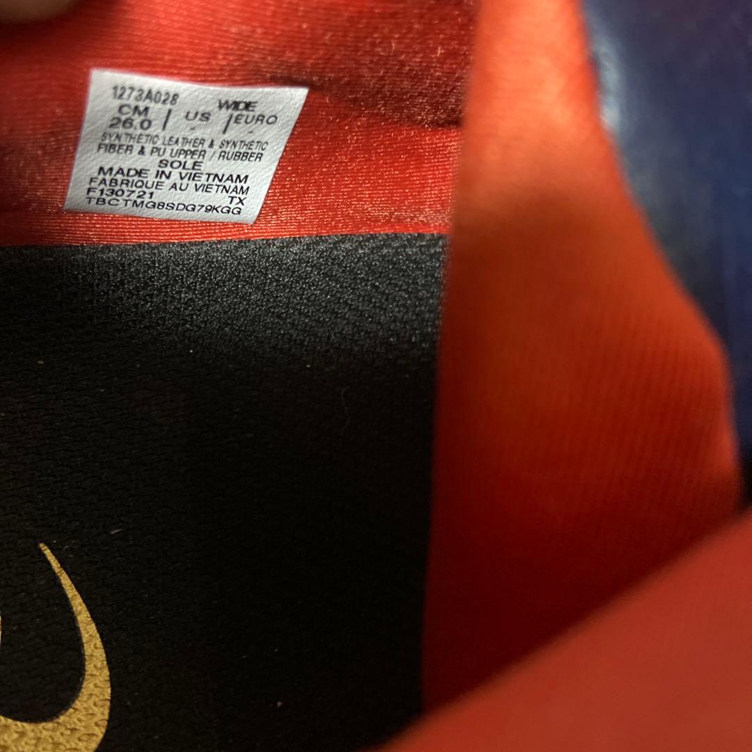 BOAシステム安全靴 ネイビー/オレンジ 26.0cm