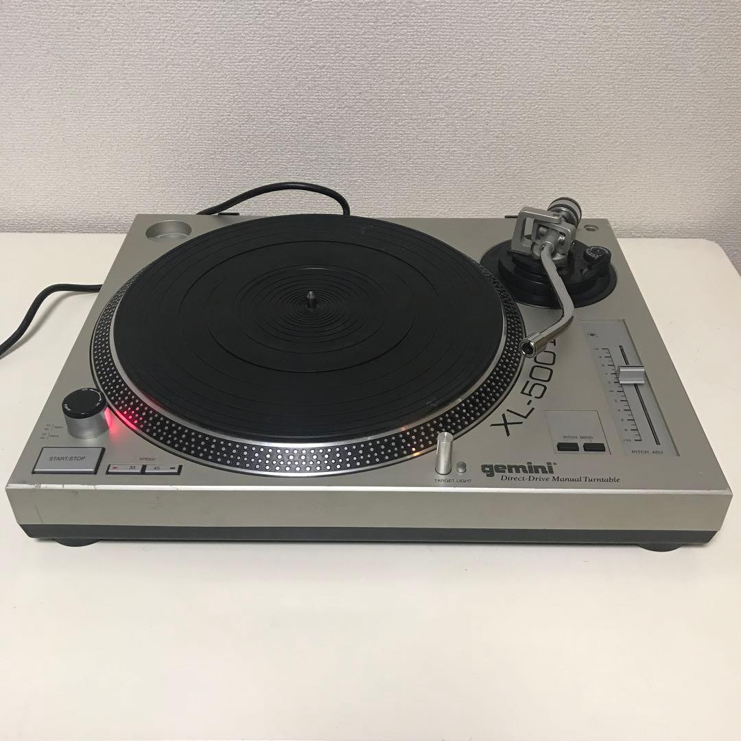gemini XL-500 II ターンテーブル　レコードプレーヤー KAB/GEMINI XL-500 II SC 33 45 RPM TURNTABLE PACKAGE
