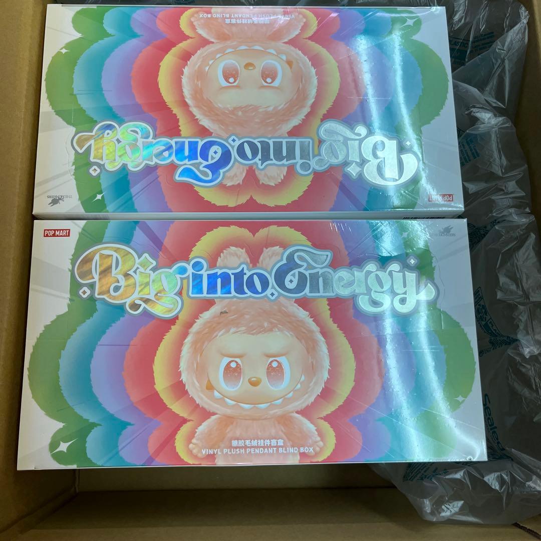 正規品　Labubu Big into Energy アソートボックス　2セット THE MONSTERS Big into Energy Series-Vinyl Plush Pendant Blind Box