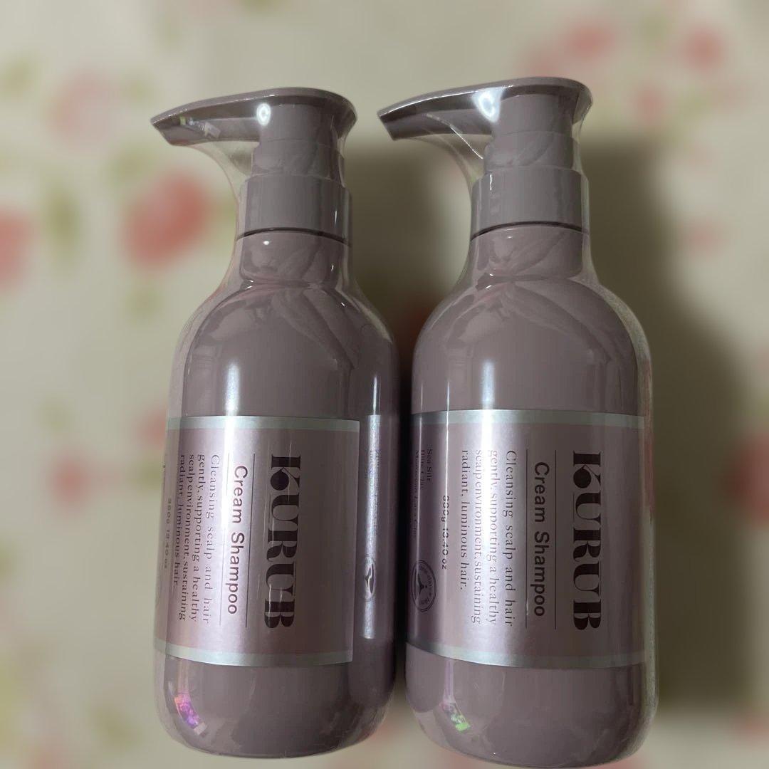 新品未開封 KURUB クーラブ クレイクリームシャンプー380g 2本セット