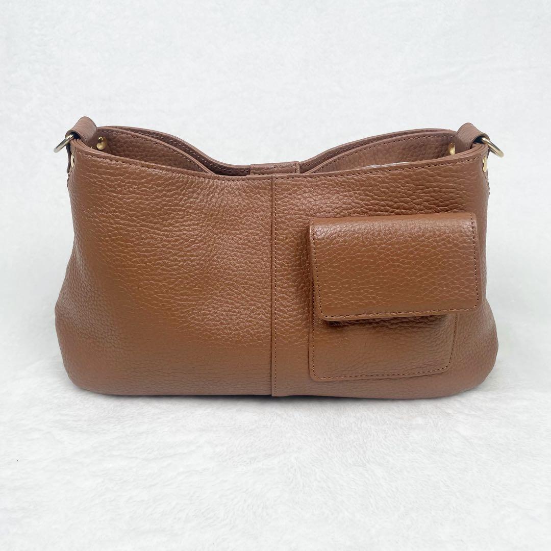 たか様専用】アタオ チヴィ 2way ショルダーバッグ レザー アーモンド