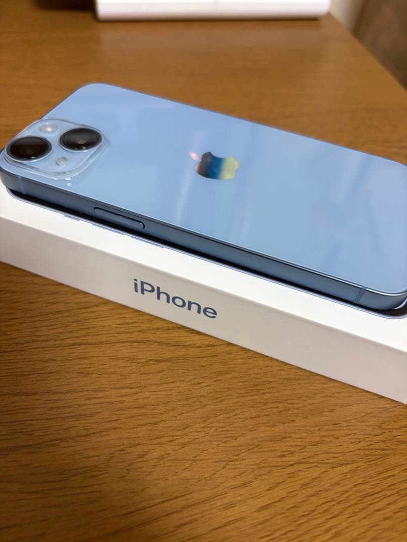 iPhone14ブルー 256GB SIMフリー 希望であれば（iFace付き） - メルカリ