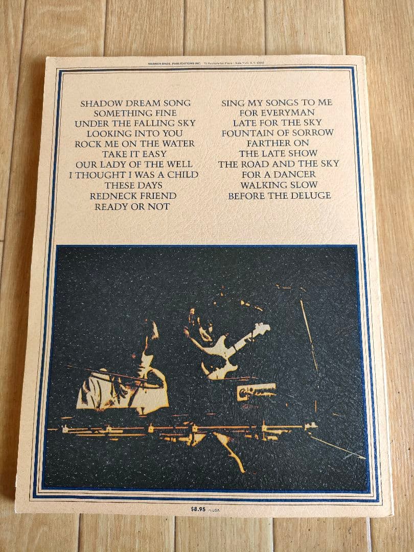 絶版 ジャクソン・ブラウン ベスト 21 ギター ピアノスコア 楽譜 タブ譜