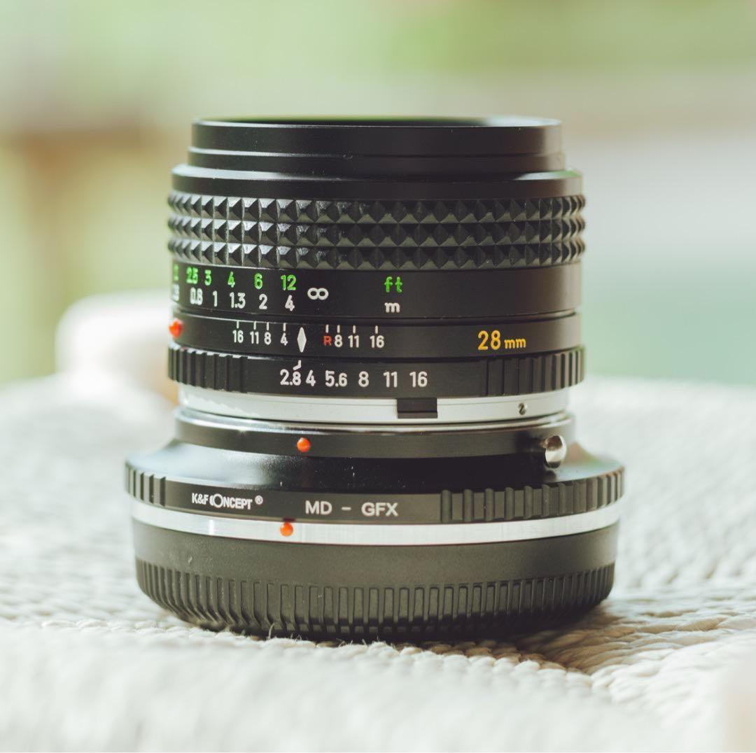 Minolta MC W.ROKKOR 28mm F2.8 / GFXアダプター - メルカリ
