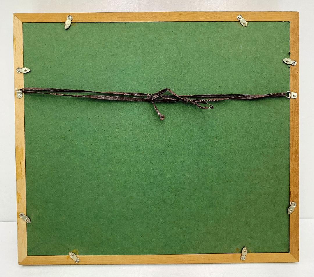 真作保証 本間武男 希少 油彩 肉筆 風景画 本人直筆鉛筆サイン入り