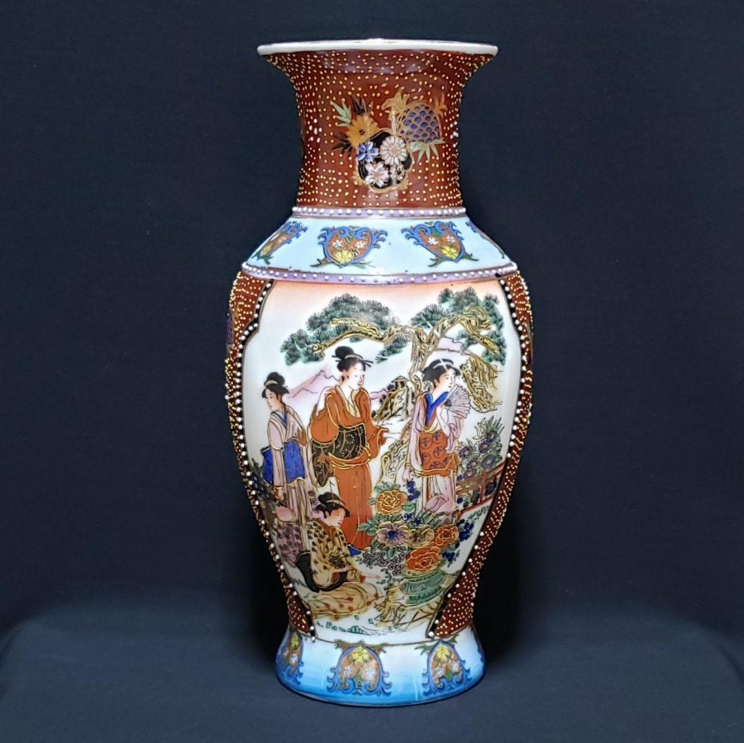 中国美術 花瓶 壺 】アンティーク 薩摩焼 九谷焼 有田焼 景徳鎮 - メルカリ