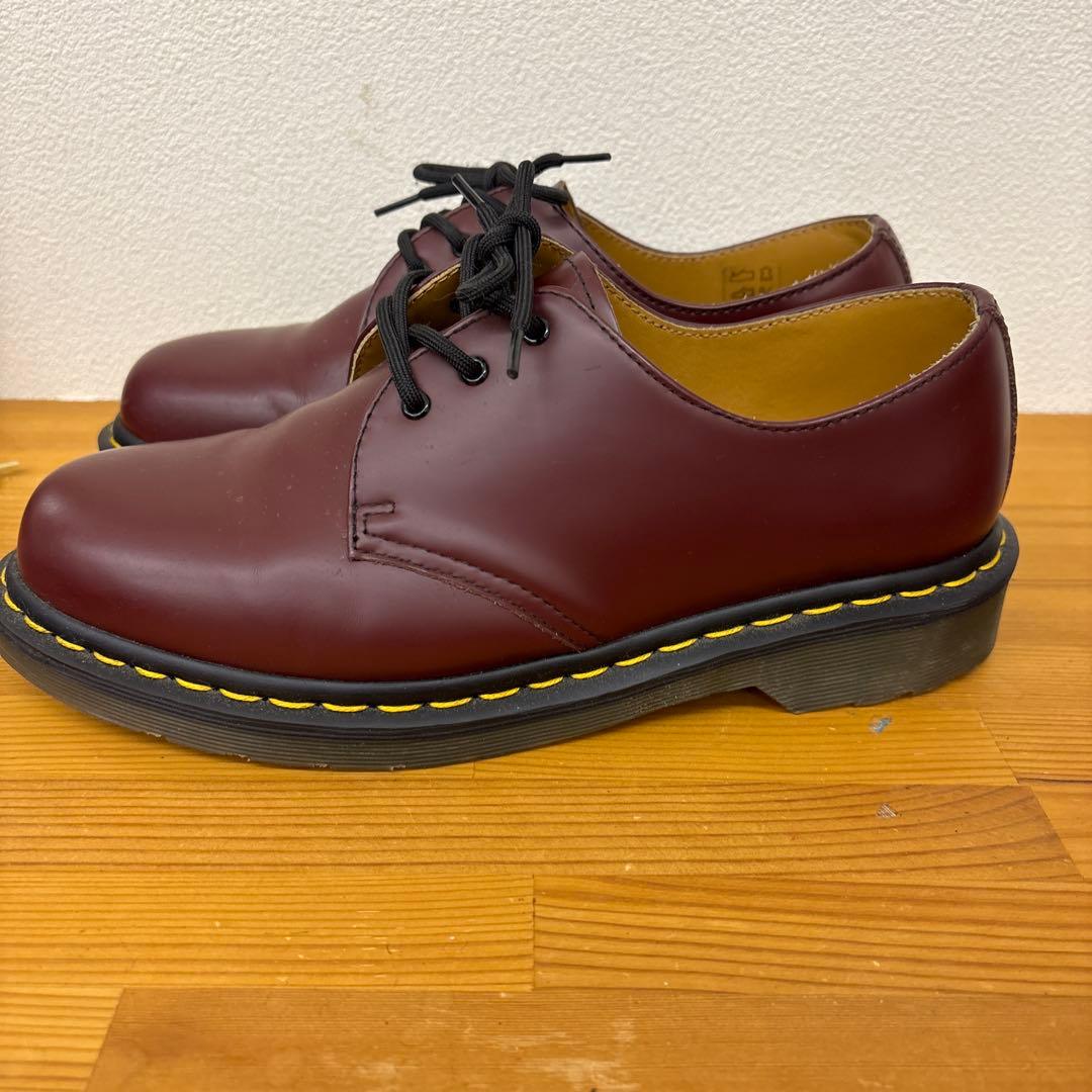 Dr. Martens バーガンディ レースアップシューズ