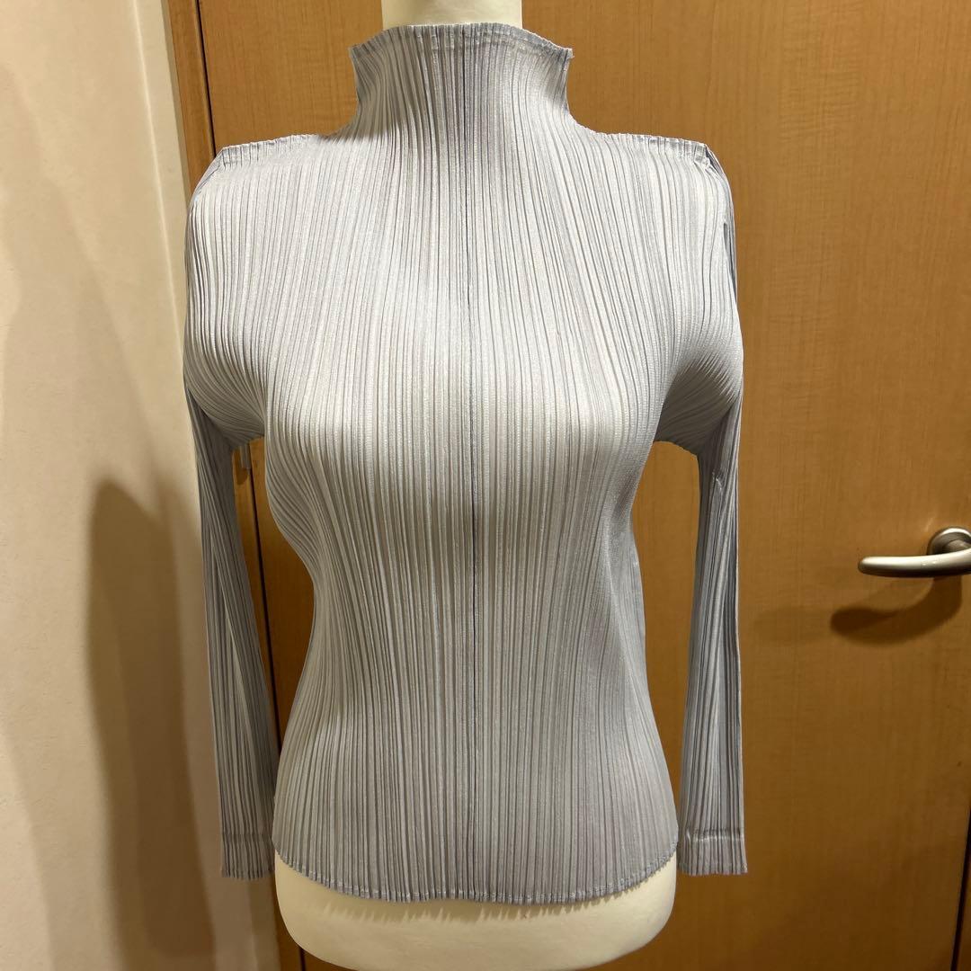 ⭐️プリーツプリーズベーシックアイスグレートップス極美品⭐️ PLEATS PLEASE ISSEY MIYAKE – isseymiyake.com
