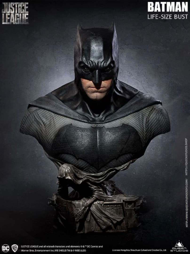 QUEEN STUDIOS バットマン ジャスティスリーグ ライフサイズバスト Batman Justice League 1:1 Bust - Queen Studios
