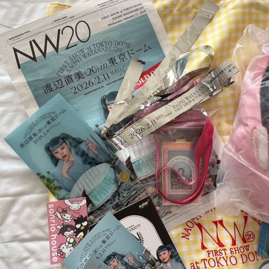 美品】渡辺直美20東京ドーム うにょ席 限定 非売品 コラボ チケット