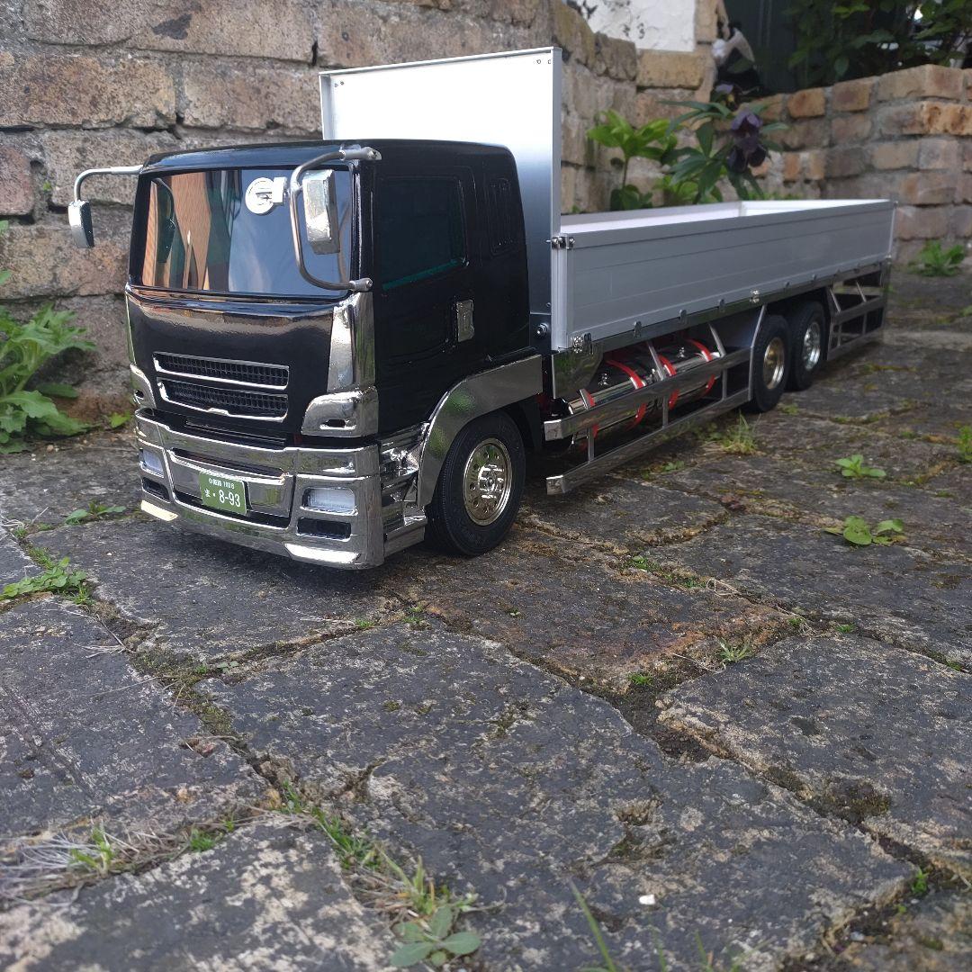 1/14タミヤトレーラートレーラー改造単車ムネトラキャビン - メルカリ