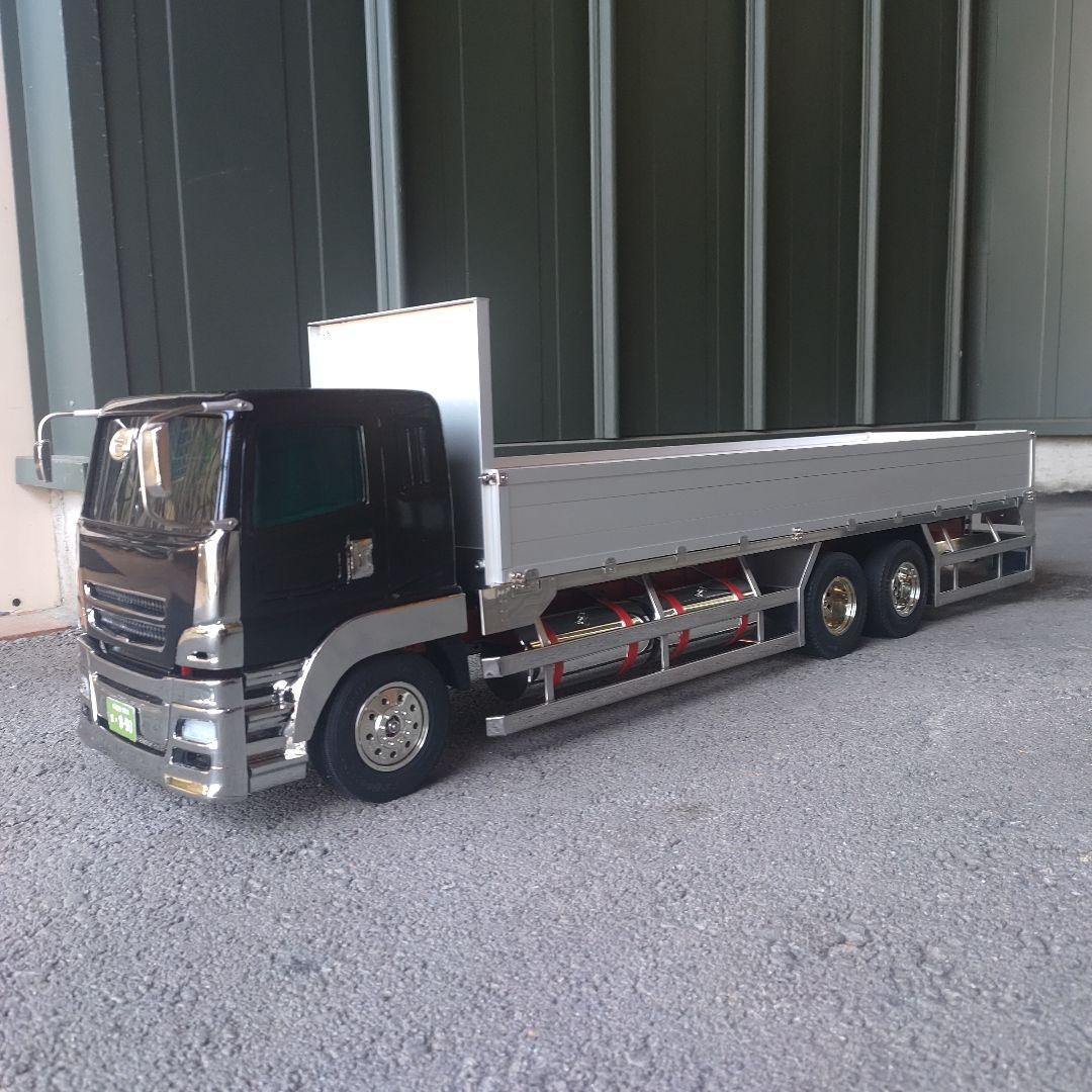 1/14タミヤトレーラートレーラー改造単車ムネトラキャビン - メルカリ