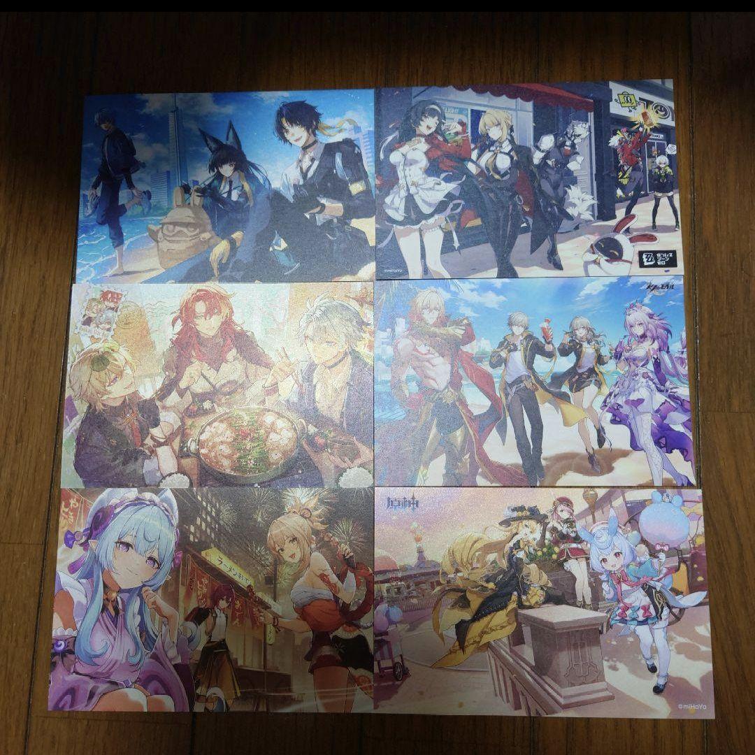 原神 スタレ ゼンゼロ　福岡 ポップアップ　POPUP 2025　6種セット 原神』『崩壊：スターレイル』『ゼンゼロ』が全国6都市を巡る！3作品