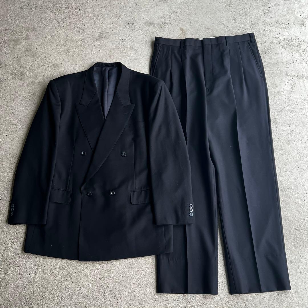 Zegna ゼニア イタリア製 ヴィンテージ ダブル セットアップ 成人式 ゼニア Ermenegildo Zegna ダブル タキシード セットアップ L - メルカリ