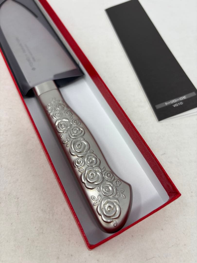 A430 浜田ママプロデュース 使いやすい刀身の包丁 藤次郎 ロゼ 14.5