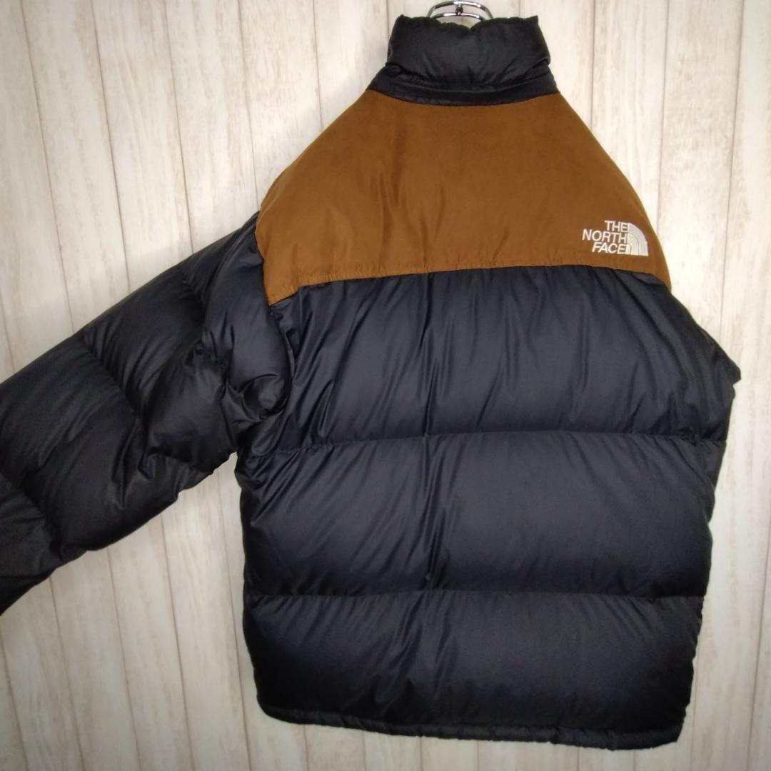 《激レア》ノースフェイス☆ヌプシダウンジャケットL刺繍ブラックD51168