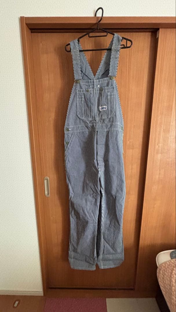 商品名：古着 70年代 ビッグスミス ヒッコリーストライプ オーバーオール 楽天市場】古着 50~60'S ビッグスミス Big Smith ヒッコリーストライプ