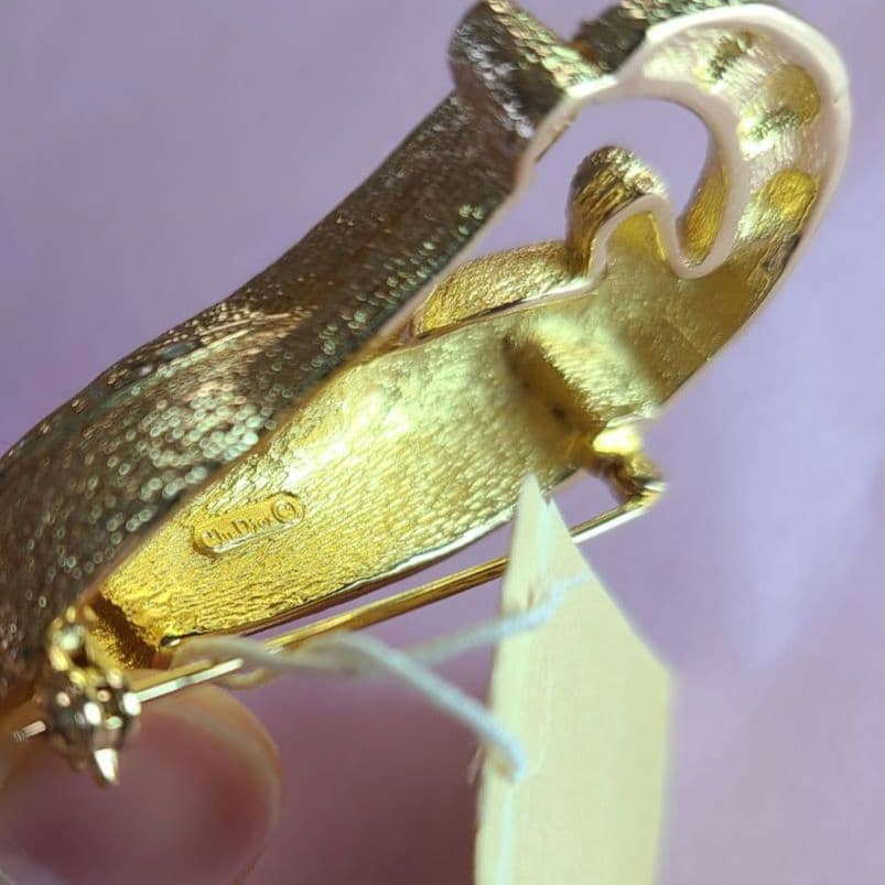 クリスチャン・ディオール ブローチ 猫 アンティーク ヴィンテージ 激レア
