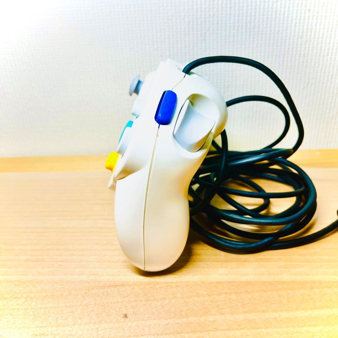 ゲームキューブコントローラー ホワイト GCコン 白 美品 - メルカリ