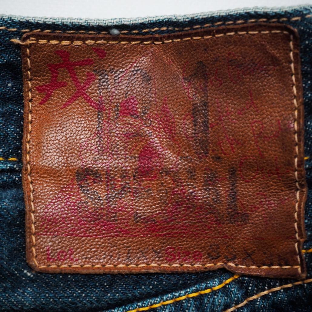 初期 EVISU NO1 SPECIAL 鯛釣り 革パッチ オールド XX 33 - メルカリ