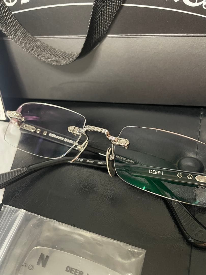 希少 クロムハーツ deep1 リムレス眼鏡 IVE レイ着用 8月購入 - メルカリ