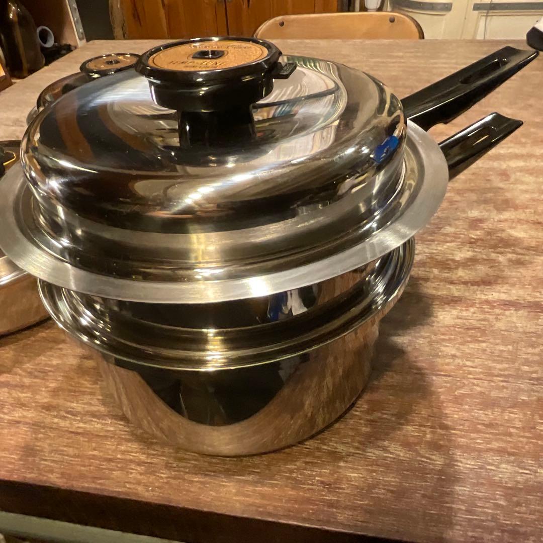 未使用！テンプトーン TEMP-TONE サーモコア ステンレス 片手鍋 無水鍋