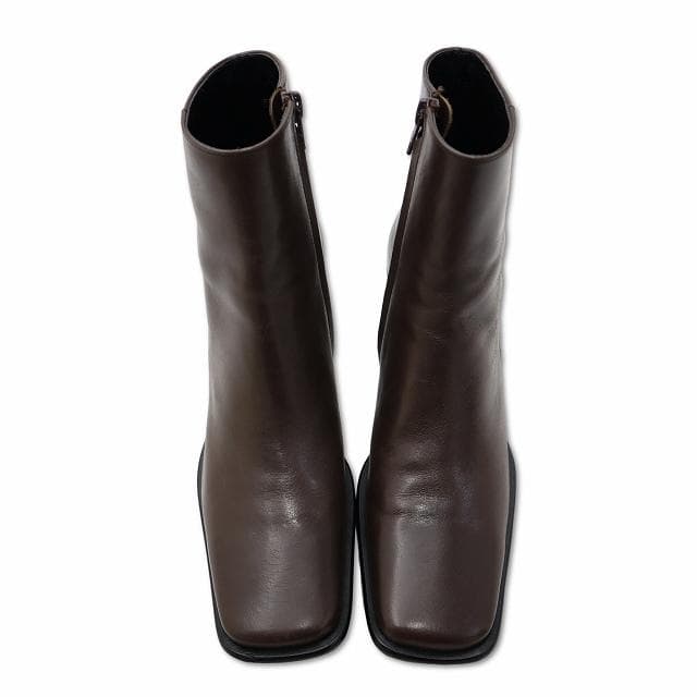 UNTISHOLD SIERRA-5 レザー スクエアトゥ ブーツ 36 UNTISHOLD（アンチ