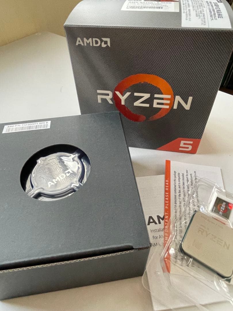 CPU AMD Ryzen 5 3600 AMD Ryzen 5 3600 CPU, 6-Core, 12-Thread, 4.2 GHz AM4 Processor