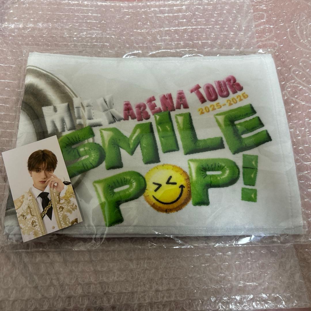 M!LK 山中柔太朗 バルーンタオル SMILE POP 神戸 闘牛士トレカ付き