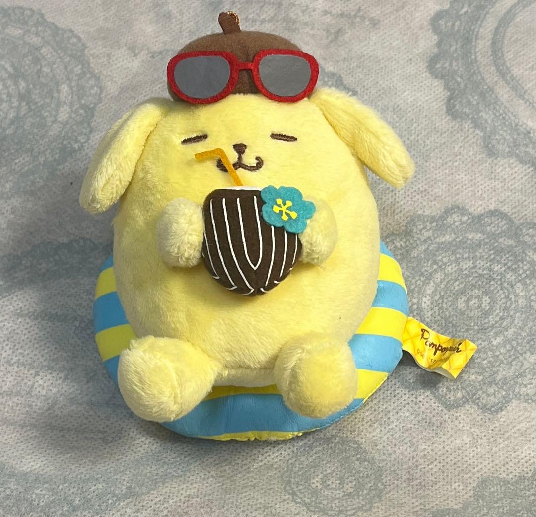 【新品・激レア】ポムポムプリン　カフェ　限定発売　マスコット 2026年最新】ポムポムプリンカフェ ぬいぐるみの人気アイテム - メルカリ