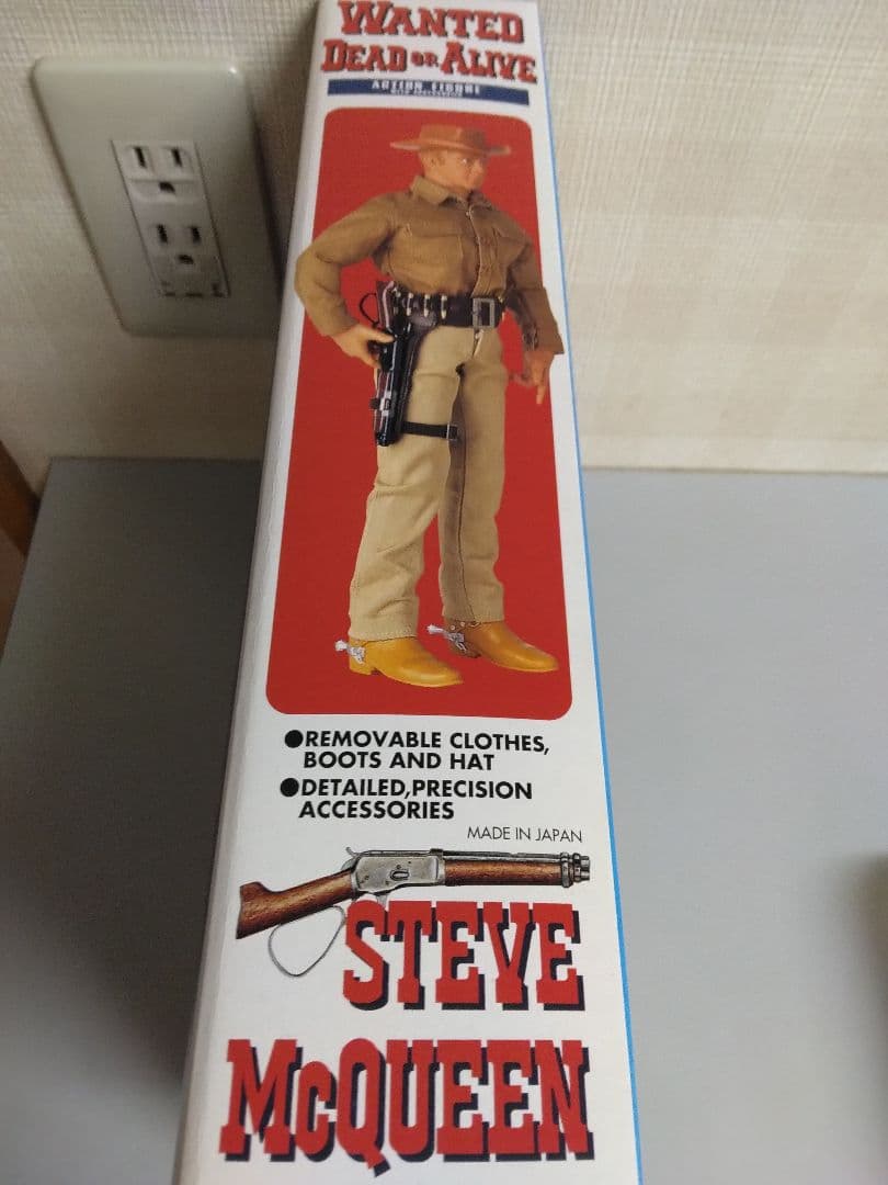 スティーヴ・マックィーン 拳銃無宿フィギュア 激レア/新品未開封/入手
