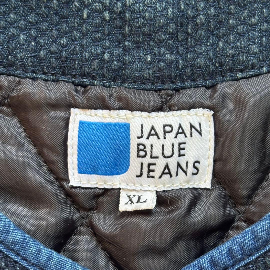 超希少】ジャパンブルージーンズ 刺子パディングベスト XL 日本製