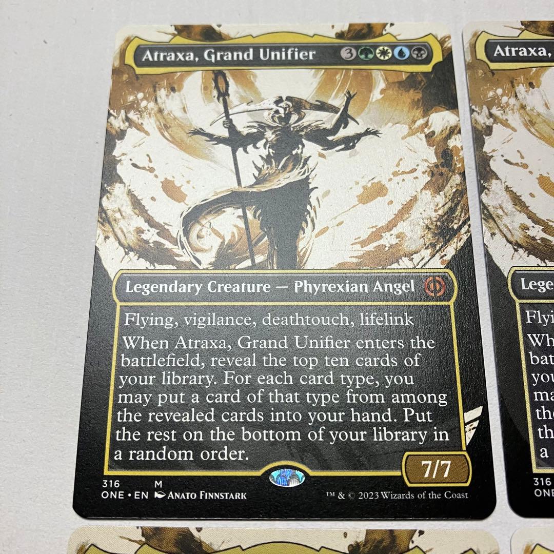 MTG 偉大なる統一者、アトラクサ 英語版 4枚組 拡張 ONE BF版