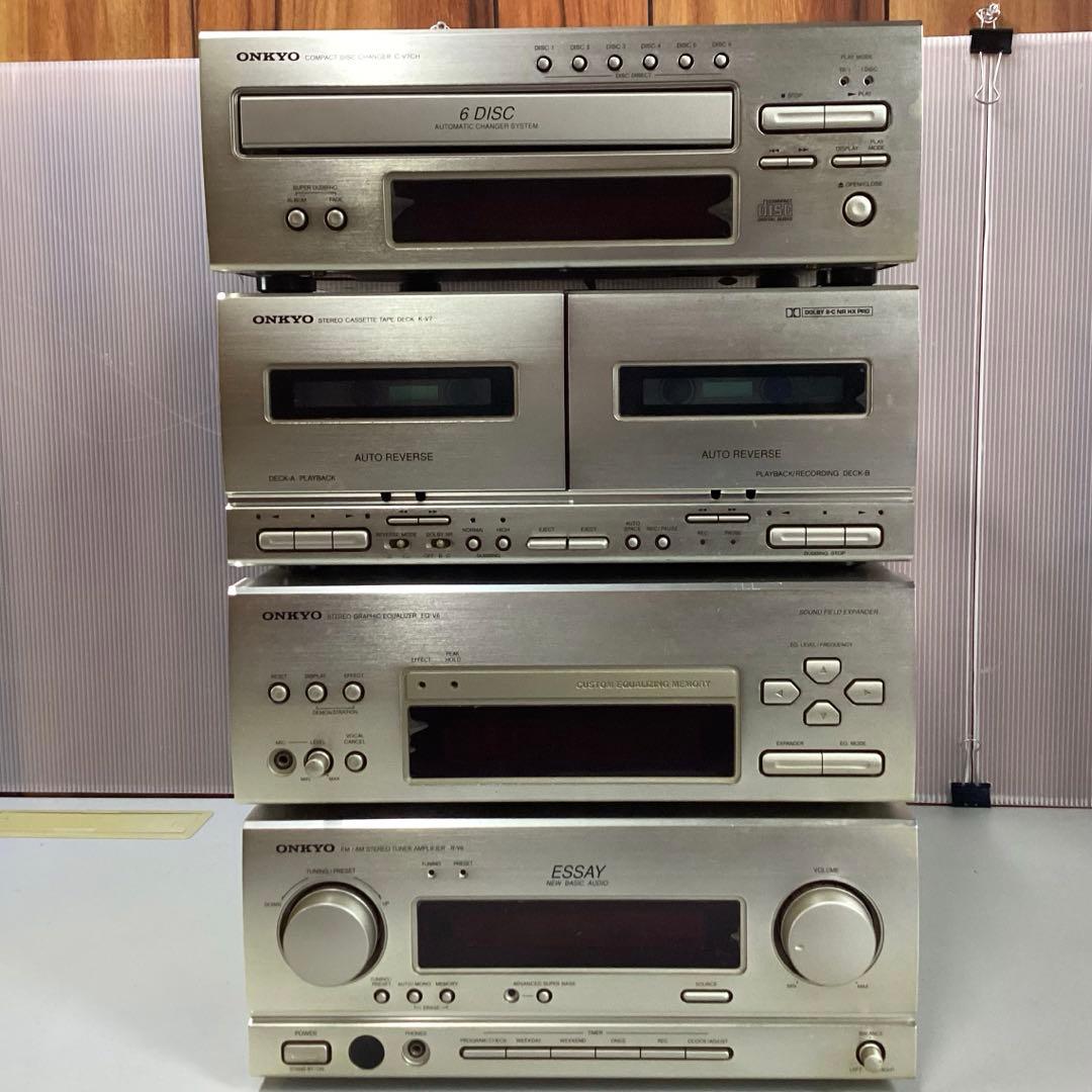Onkyo オンキョー Essay コンポ スピーカー付き - メルカリ