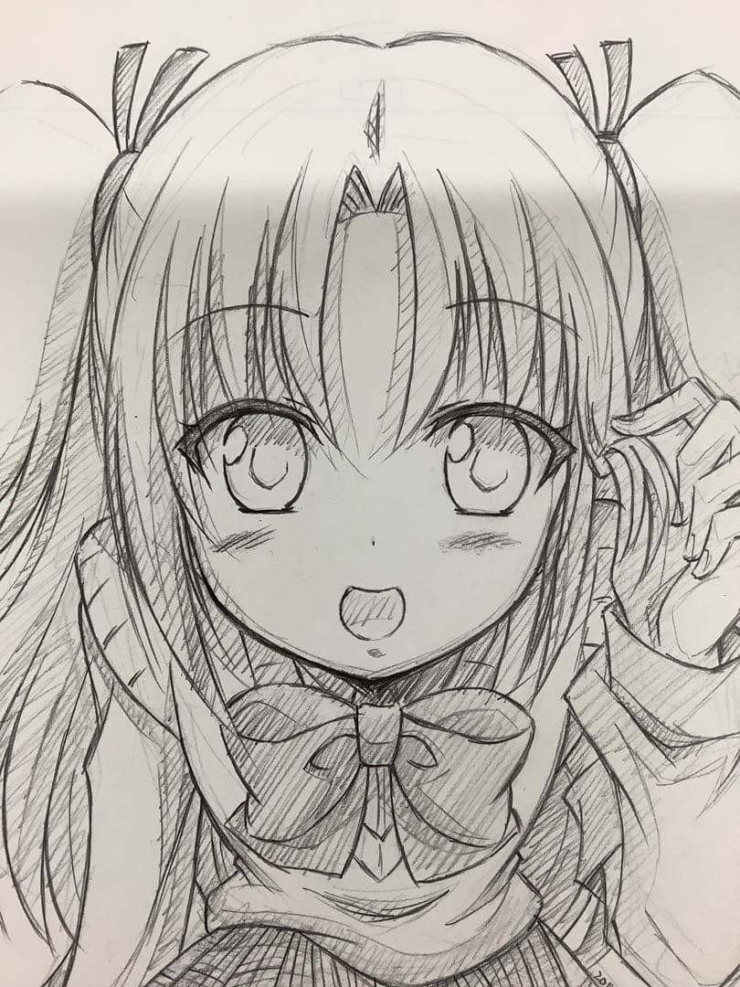 アニメ ひめゴト本 生原稿2枚 同人誌用？ その2