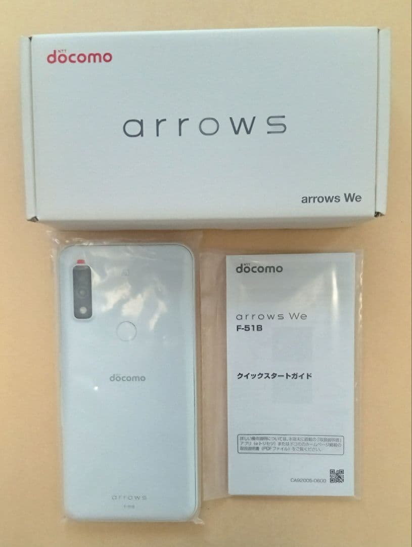 新品未使用】arrows We F-51B 本体 ホワイト docomo - メルカリ