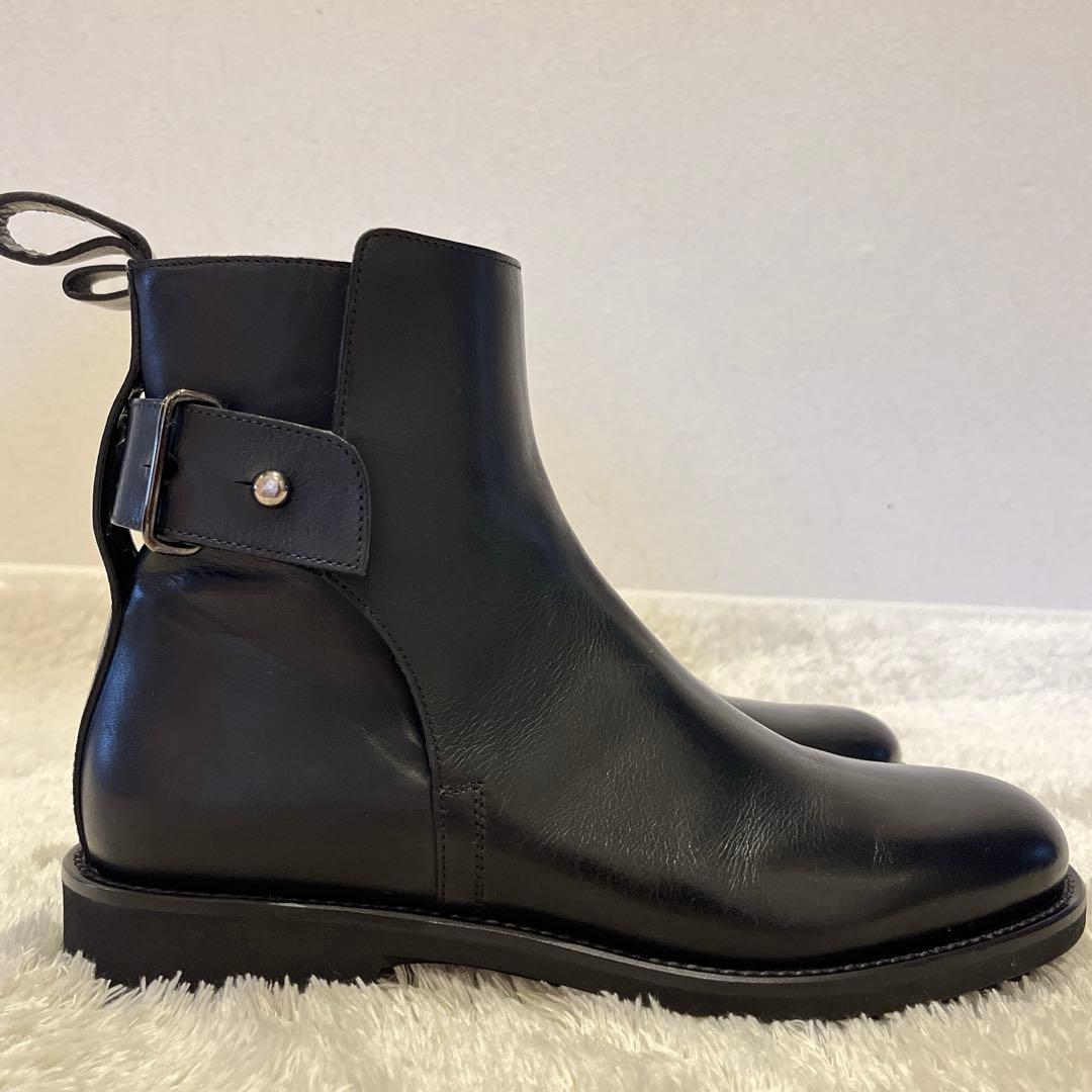 マーガレットハウエル LEATHER STUD STRAP BOOT レザー