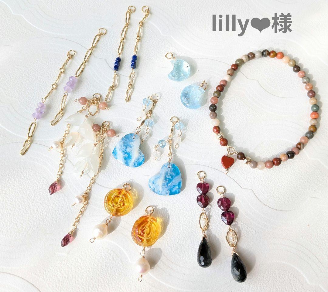 lilly❤︎‪︎様（リピーター様おまとめ） L.B CANDY STOCK]リボンビジューニット(ニット)｜トップス｜LILY BROWN